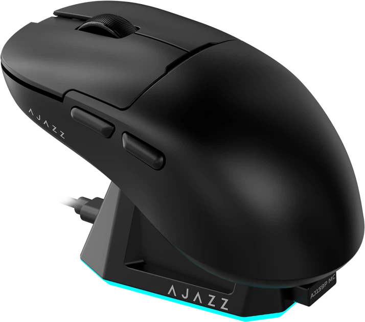 Ігрова бездротова миша Ajazz AJ159P MC -3 Mod-Black-3311 Charging Dock - Фото 1 Ігрова бездротова миша Ajazz AJ159P MC -3 Mod-Black-3311 Charging Dock - изображение 1