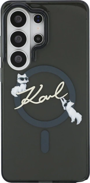 Чохол Karl Lagerfeld IML KC Script MagSafe для Samsung Galaxy S26 Ultra Black (KLHMS26L5HKSCAK) - зображення 3