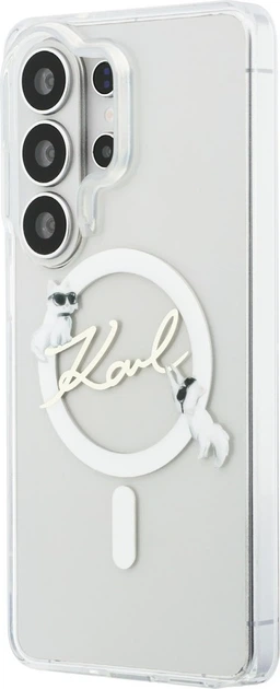 Чохол Karl Lagerfeld IML KC Script MagSafe для Samsung Galaxy S26 Ultra Transparent (KLHMS26L5HKSCAH) - зображення 2