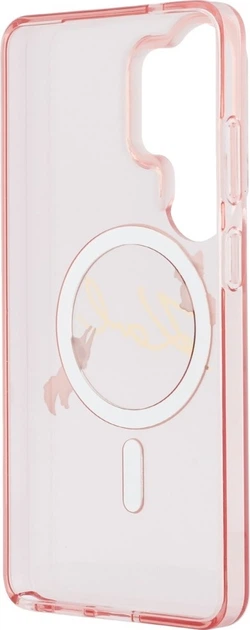 Чохол Karl Lagerfeld IML KC Script MagSafe для Samsung Galaxy S26 Ultra Pink (KLHMS26L5HKSCAP) - зображення 7