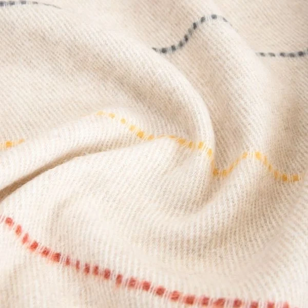 Плед Homla Tilbe з декоративними кольоровими швами 150 x 200 см (5906496771613) - зображення 2