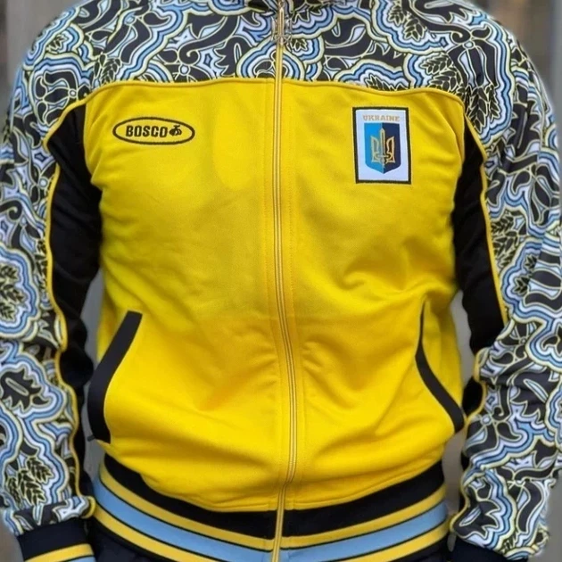 Чоловіча спортивна олімпійка, кофта, мастерка Bosco Україна , Боско Ukraine Жовтий XL - изображение 4
