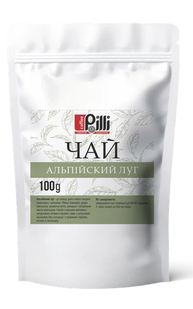 Чай Pilli Альпійський луг 100 г - Фото 1 Чай Pilli Альпійський луг 100 г - зображення 1