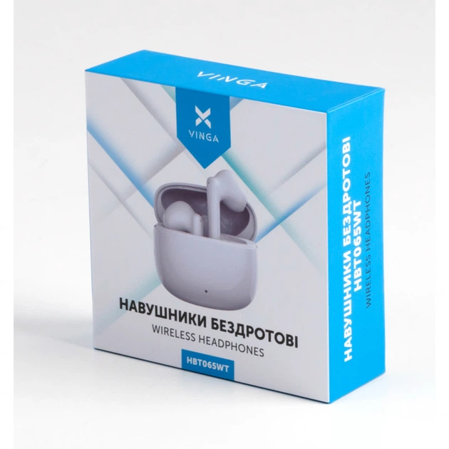 Навушники Vinga HBT065 Bluetooth White (HBT065WT) - зображення 8