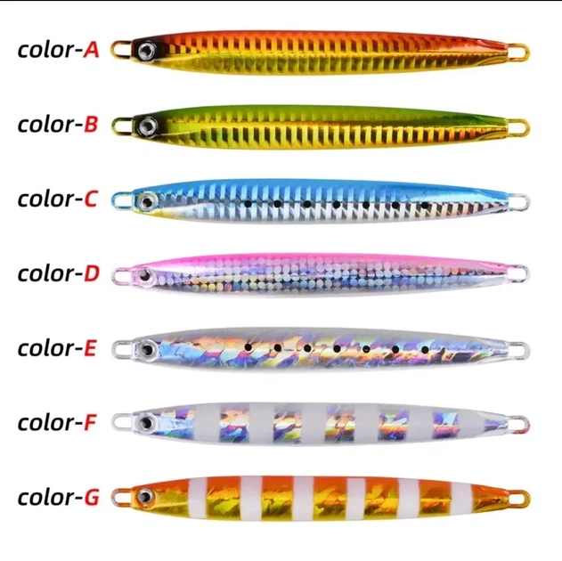Пилькер Long Jigging Spoon10 грамм 65 мм на саргана Color-F - изображение 4
