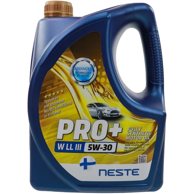 Оливи моторні Neste Pro+ W LL-III 5W-30 (4л.) - Фото 1 Оливи моторні Neste Pro+ W LL-III 5W-30 (4л.) - зображення 1