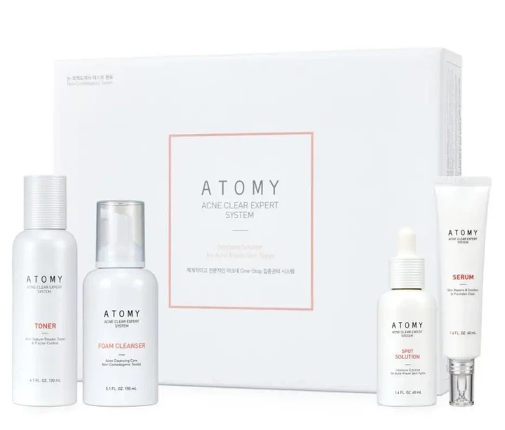Набір косметики ATOMY Acne Clear Expert System з 4 засобів - зображення 2