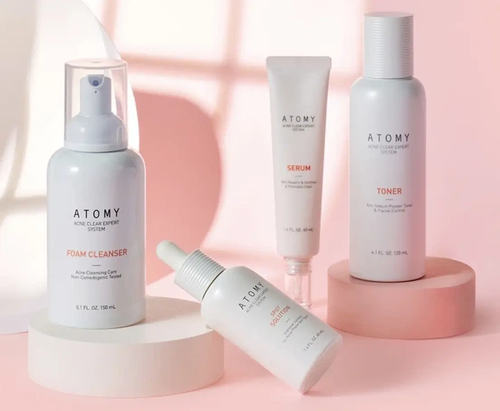 Набір косметики ATOMY Acne Clear Expert System з 4 засобів - зображення 3