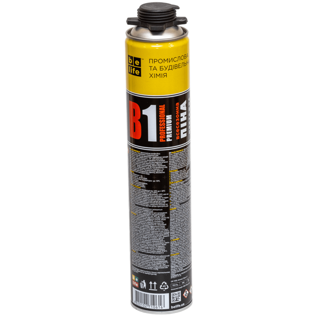 Противопожарная монтажная пена Belife FIRE PRO PFR-B1 750 мл. - изображение 2