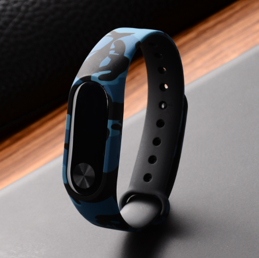 Силіконові ремінці 3 шт. для фітнес-браслета трекера Xiaomi Mi Band M2 Камуфляж - зображення 4