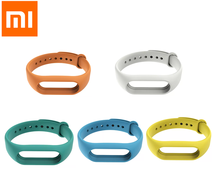 Силіконові ремінці 5 шт. для фітнес-браслета трекера Xiaomi Mi Band M2 Set 5-1 - зображення 2