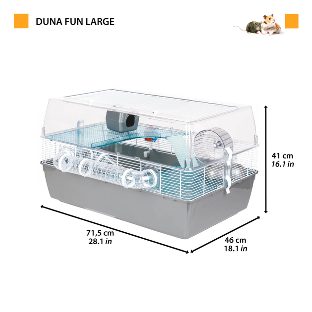 Клетка Ferplast Duna Fun Large для хомяков - изображение 3
