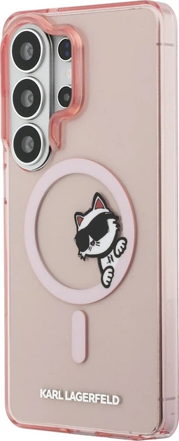 Чохол Karl Lagerfeld IML Peekaboo Choupette MagSafe для Samsung Galaxy S26 Ultra Pink (KLHMS26L6HCPSCP) - зображення 2