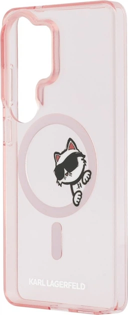 Чохол Karl Lagerfeld IML Peekaboo Choupette MagSafe для Samsung Galaxy S26 Ultra Pink (KLHMS26L6HCPSCP) - зображення 6