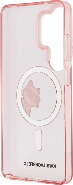 Чохол Karl Lagerfeld IML Peekaboo Choupette MagSafe для Samsung Galaxy S26 Ultra Pink (KLHMS26L6HCPSCP) - зображення 7