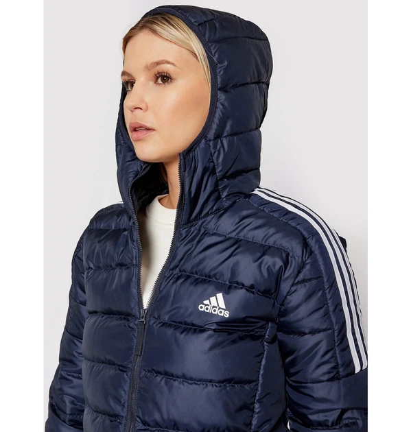 Женская пуховая куртка Essentials Light Down GT9139 синяя M - изображение 3
