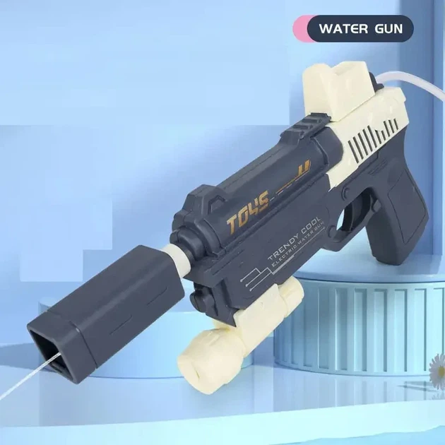 Водяной детский электрический пистолет «Акула» с аккумулятором Синий Shark Electric Water Gun (W-Y1-0) - Фото 3 Водяной детский электрический пистолет «Акула» с аккумулятором Синий Shark Electric Water Gun (W-Y1-0) - изображение 3