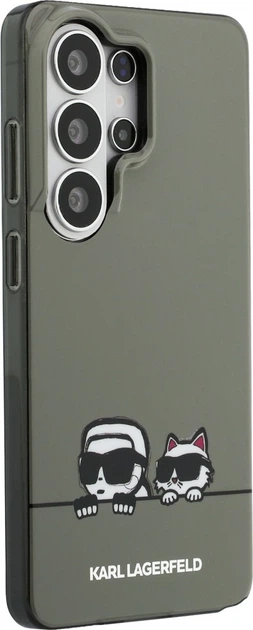 Чохол Karl Lagerfeld IML Peekaboo Karl&Choupette MagSafe для Samsung Galaxy S26 Ultra Black (KLHMS26L6HPKACK) - зображення 4