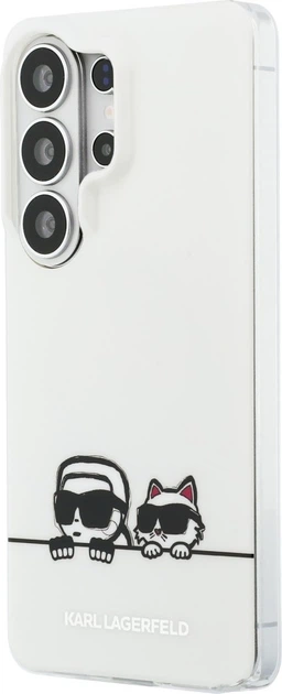 Чохол Karl Lagerfeld IML Peekaboo Karl&Choupette MagSafe для Samsung Galaxy S26 Ultra Transparent (KLHMS26L6HPKACH) - зображення 2