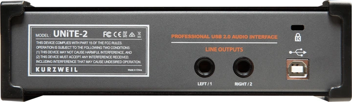 Interfejs audio Kurzweil UNiTE-2 USB (883793015600) - obraz 2