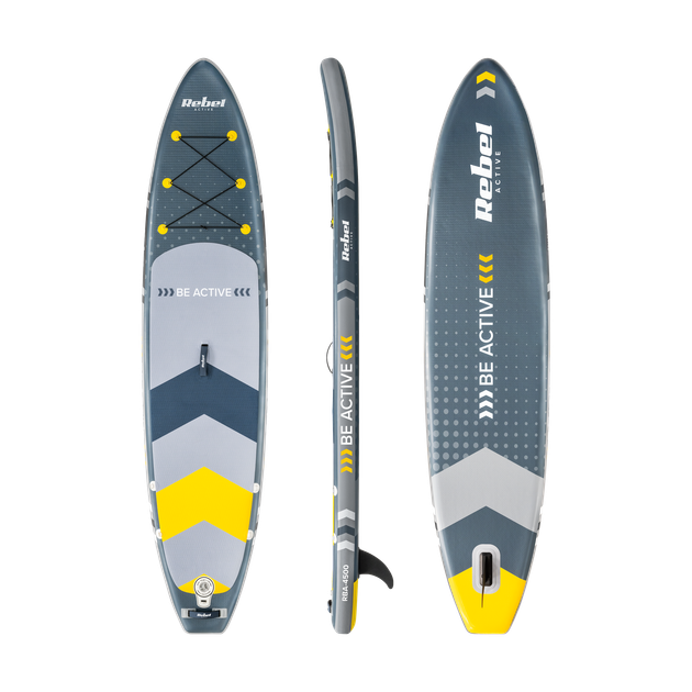 SUP-дошка REBEL ACTIVE RBA-4500 сірого кольору - изображение 2