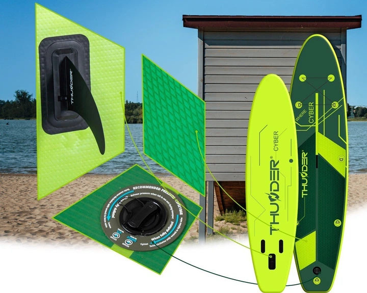 Надувна SUP дошка Thunder CYBER 320 - Фото 3 Надувна SUP дошка Thunder CYBER 320 - зображення 3