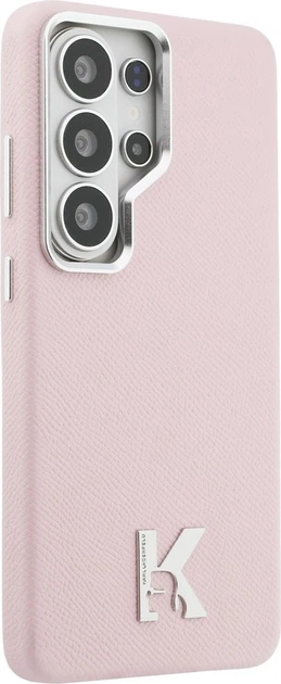 Чохол Karl Lagerfeld K Metal Logo MagSafe для Samsung Galaxy S26 Ultra Pink (KLHMS26L5PGFKHGP) - зображення 4