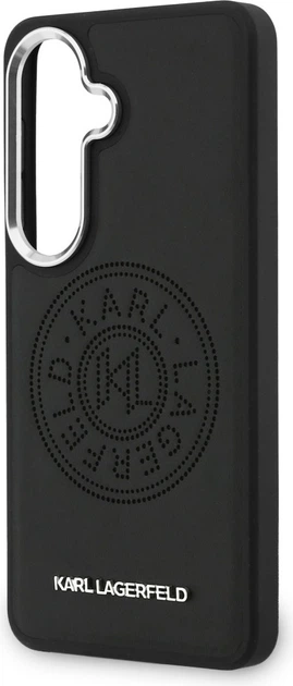 Чохол Karl Lagerfeld Perforated KL MagSafe для Samsung Galaxy S26 Black (KLHMS26SPSKRPMK) - зображення 6