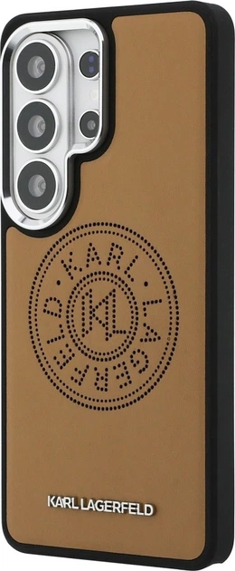 Чохол Karl Lagerfeld Perforated KL MagSafe для Samsung Galaxy S26 Ultra Brown (KLHMS26LPSKRPMW) - зображення 2