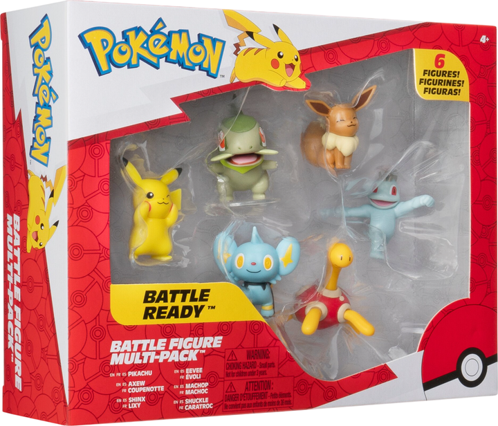 Zestaw figurek Jazwares Pokémon Battle 6 szt (191726709558) - obraz 2