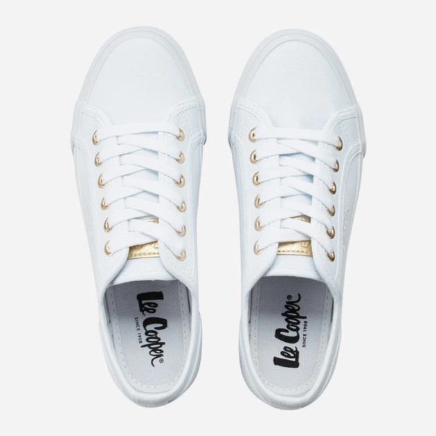Жіночі кеди низькі Lee Cooper LCW-26-02-4078 40 (26.1 см) Білі (5901479606494) - зображення 4