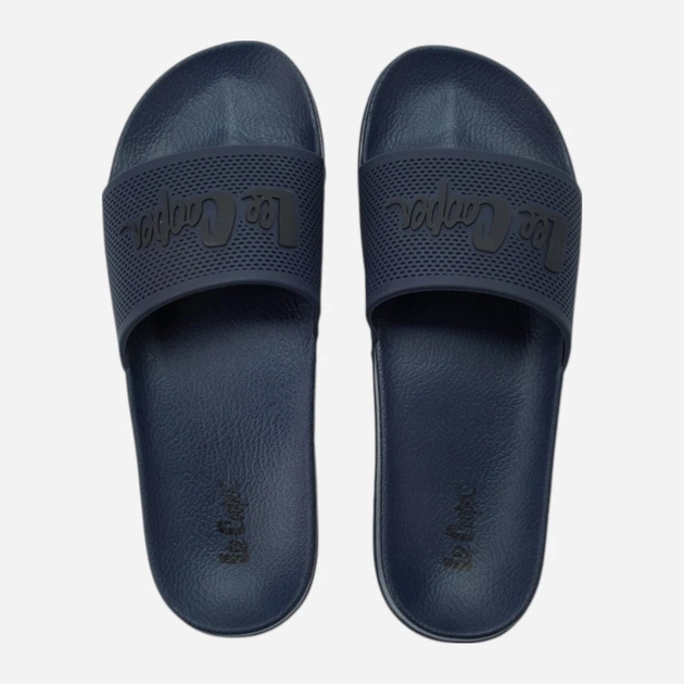 Чоловічі шльопанці для пляжу Lee Cooper LCW-26-07-4163 41 (27.3 см) Темно-сині (5901479612310) - зображення 4
