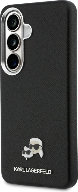 Чохол Karl Lagerfeld Saffiano KC Metal Logo MagSafe для Samsung Galaxy S26 Black (KLHMS26S6PFKCLK) - зображення 2
