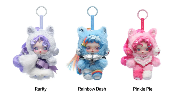 POPMART skullpanda My Little Pony 3点セット Фигурка POP MART Skullpanda × My Little Pony Series Blind Box