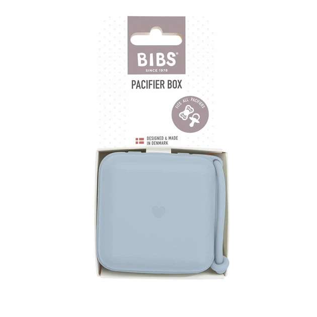 Контейнер для зберігання пустушок BIBS Pacifier Box Baby Blue - изображение 6