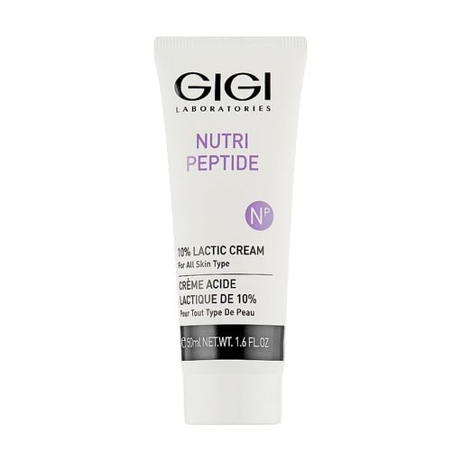 Крем на основі молочної кислоти Gigi Nutri Peptide 10% Lactic Cream 50мл - Фото 1 Крем на основі молочної кислоти Gigi Nutri Peptide 10% Lactic Cream 50мл - зображення 1