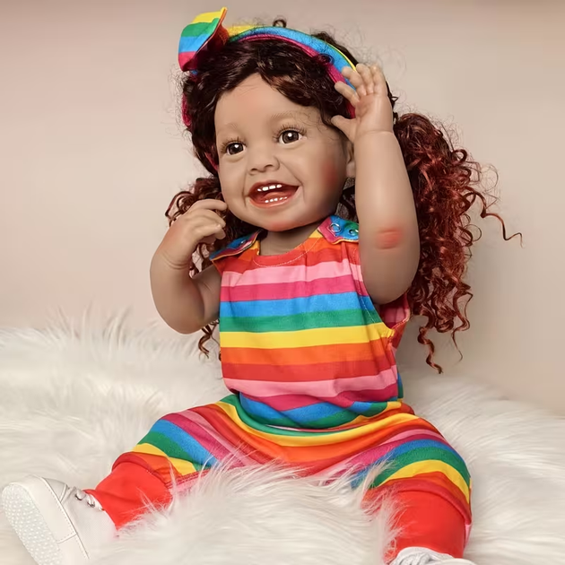 Реалистичная кукла Реборн 55 см полностью силиконовая Doll Reborn Baby К0100702 - изображение 5
