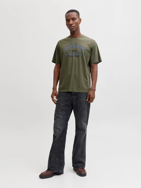 Футболка хлопковая длинная мужская Jack & Jones 12291213 L Dusty Olive (5715827010716) - Фото 6 Футболка хлопковая длинная мужская Jack & Jones 12291213 L Dusty Olive (5715827010716) - изображение 6