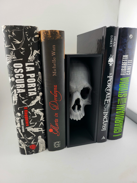 Вставка для книг Череп (Book Nook, 3D друк) - изображение 3