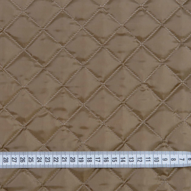 Синтепон 100g термопай 3см*3см с подкладкой 190Т коричневый (140г/м.кв150см пог.м) 190860 - Фото 3 Синтепон 100g термопай 3см*3см с подкладкой 190Т коричневый (140г/м.кв150см пог.м) 190860 - изображение 3