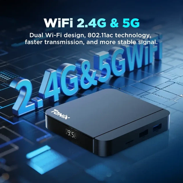 Смарт ТВ приставка Tanix W2 4/32 GB Amlogic S905W2 Android 11 | 4K HDR медиаплеер с AV1 на андроид | Smart TV Box | ТВ Бокс с WiFi 2.4 и 5ГГц + YouTV Максимальный | ТВ каналы | Фильмы и Сериалы - изображение 4