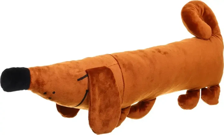 Игрушка Подушка "Собака Шоколад" (Длинная) - Фото 2 Игрушка Подушка "Собака Шоколад" (Длинная) - изображение 2