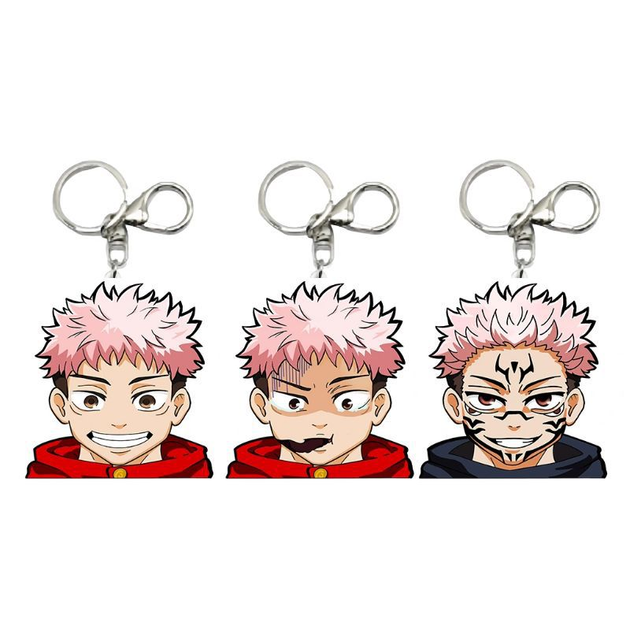 Брелок голографический 3D Магическая битва Сукуна Jujutsu Kaisen Sukuna Ryoumen 5 см - Фото 1 Брелок голографический 3D Магическая битва Сукуна Jujutsu Kaisen Sukuna Ryoumen 5 см - изображение 1