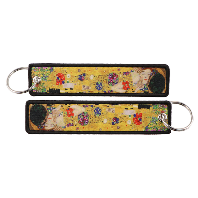 Брелок тканинний Густав Клімт Поцілунок Gustav Klimt Der Kuss 10 см - Фото 1 Брелок тканинний Густав Клімт Поцілунок Gustav Klimt Der Kuss 10 см - зображення 1