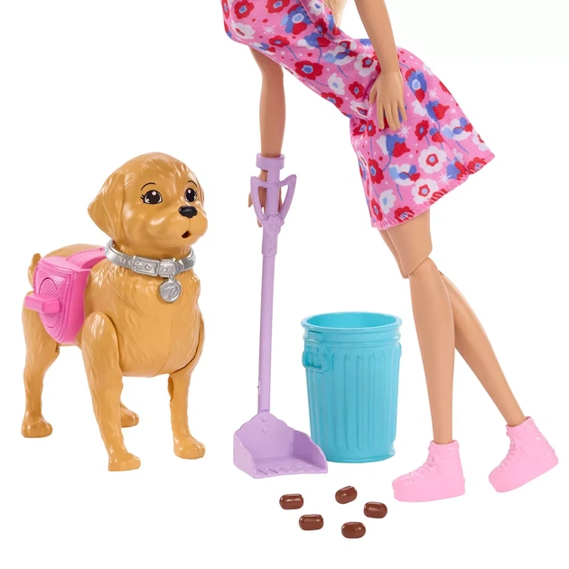 Лялька Barbie Прогулянка з песиком (JJB46) - зображення 5