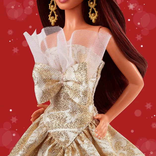 Лялька Barbie Святкова брюнетка (JBH97) - Фото 3 Лялька Barbie Святкова брюнетка (JBH97) - зображення 3