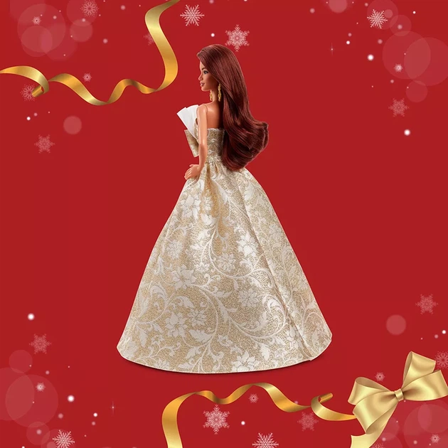 Лялька Barbie Святкова брюнетка (JBH97) - Фото 4 Лялька Barbie Святкова брюнетка (JBH97) - зображення 4