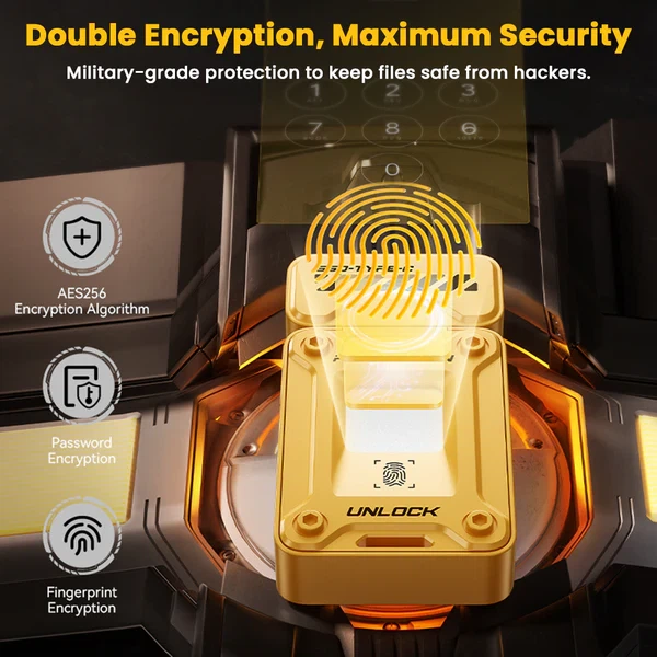 Флеш пам'ять USB EAGET FU80 256GB Fingerprint USB 3.2 Gen 1 (560Mb/s) - изображение 8
