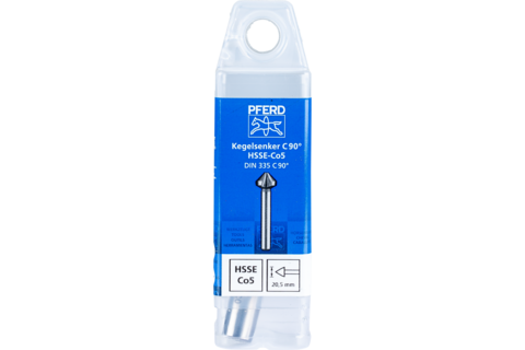 Зенковка PFERD HSSE DIN 335 C90° 20.5 - изображение 2