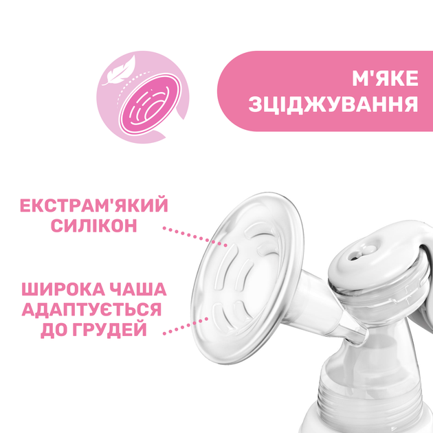 Молокоотсос ручной 2 в 1 Chicco Natural Feeling&Well-Being - изображение 2